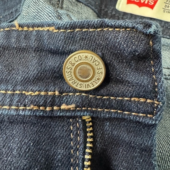 Levi’s 30x30 511 Straight Leg Dark Wash Denim Blue Jeans for Man Teen Male - Picture 10 of 16